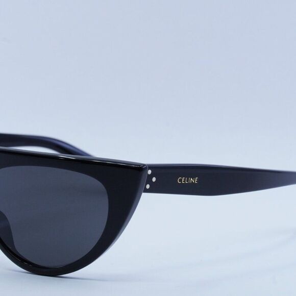 NEW CELINE CL40228I 01A BLACK GREY SUNGLASSES - Picture 4 of 11